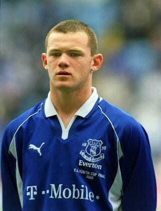 Wayne Rooney (Everton). FA Youth Cup Final 2002. Aston Villa v Everton FC 2nd leg. - 
