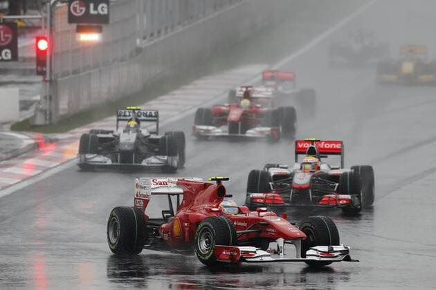 Motorsports Formula 1: World Championship 2010, GP of Korea, 08 Fernando Alonso (ESP, Scuderia Ferrari Marlboro), xHOCHxZWEIx