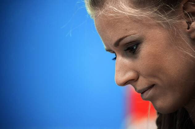 ST. PETERSBURG Elena Dementieva (RUS) holds a press conference after announcing her retirement.  RE0DB04F