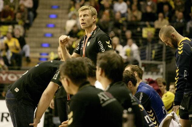 Co-Trainer Gudjon-Valur Sigurdsson (Rhein Neckar Löwen) - 1. Handball Bundesliga Füchse Berlin - Rhein Neckar Löwen
