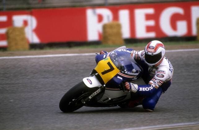 Wayne Gardner (Australien Honda) o0 Freisteller Aktion