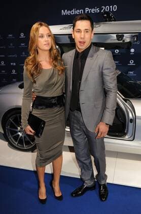 Laureus Medien Preis 2010 in Kitzbühel (Österreich). Foto: Felix Sturm (GER Boxen) und Freundin Jasmin o0 Familie Frau