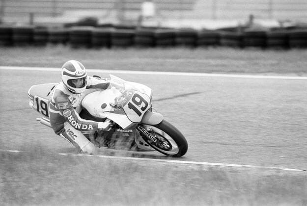 Freddie Spencer (USA Honda) o0 500er, 500ccm, 500-er, ccm Aktion