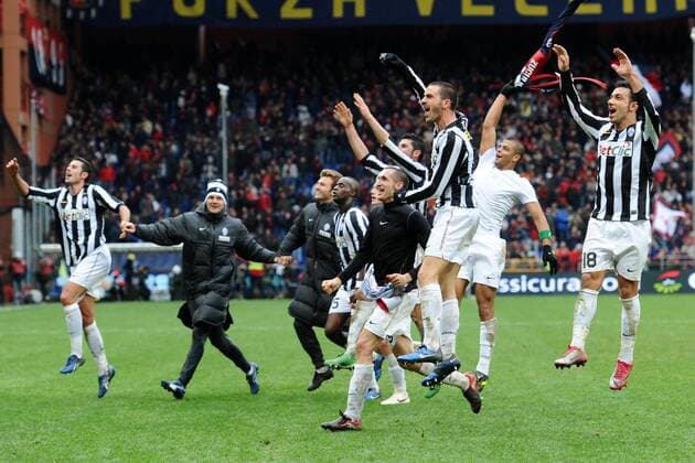 CFC Genoa (FC 1893) - Juventus Turin - Torjubel Juventus 