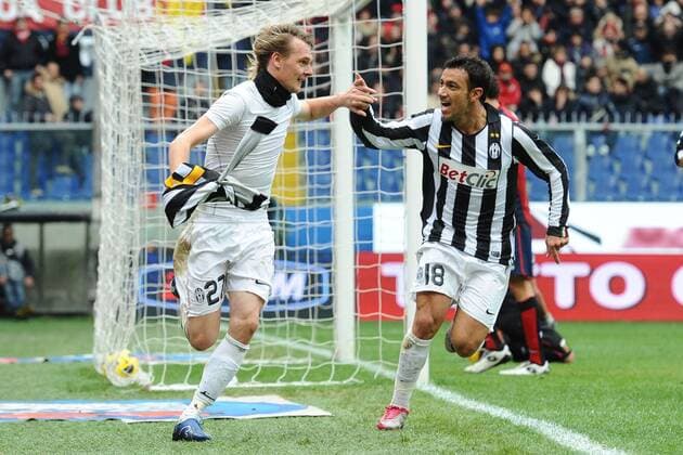 CFC Genoa (FC 1893) - Juventus Turin - Torjubel Milos Krasic (Juve, L) - 