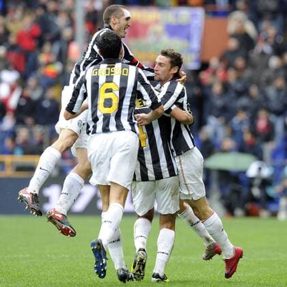 CFC Genoa (FC 1893) - Juventus Turin - Torjubel Claudio Marchisio (Juve, R) - 