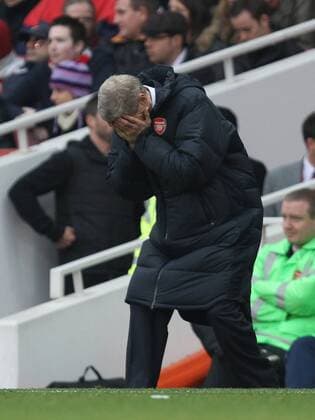 Arsenal FC London - Tottenham Hotspur - Arsene Wenger, Arsenal coach.