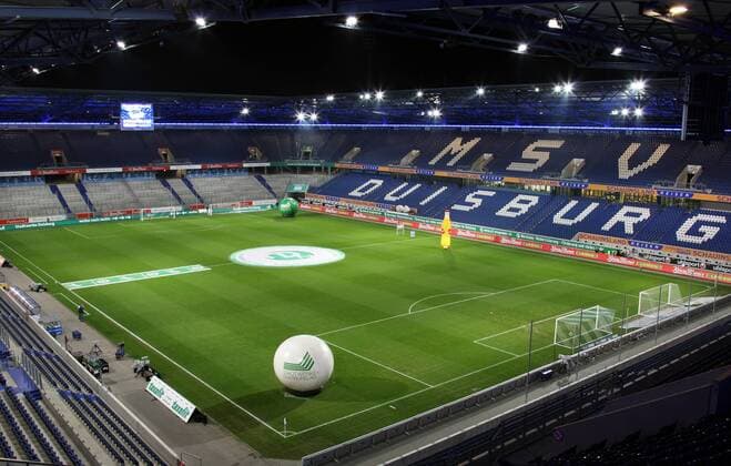 22.11.2010, Duisburg, Fussball, 2. Bundesliga, MSV Duisburg - Schauinsland Reisen Arena in Duisburg, Innenansicht. Wedaustadion, MSV-Arena.