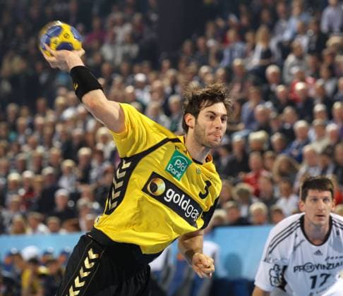 Uwe GENSHEIMER (Rhein Neckar Löwen) Handball Champions League, THW Kiel - Rhein Neckar Löwen 30:27.