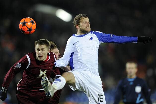 Rubin Kazan (red) - FC Kopenhagen (white), Mikael Antonsson, FCK 