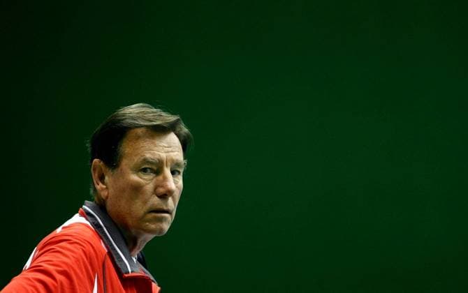 Tennis Davis Cup 2010 - Practice session: Niki Pilic (CRO)  04