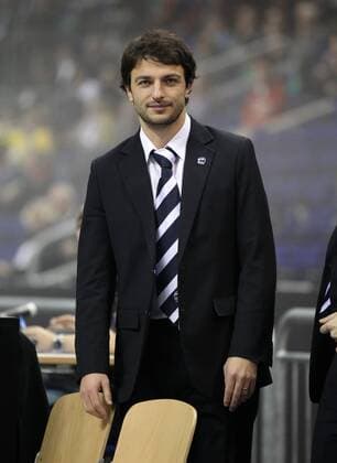 Basketball BBL Berlin 10.12.2010, ALBA Berlin - Artland Dragons Quakenbrück, Teammanager Mithat Demirel (ALBA Berlin) o0 Funktionär