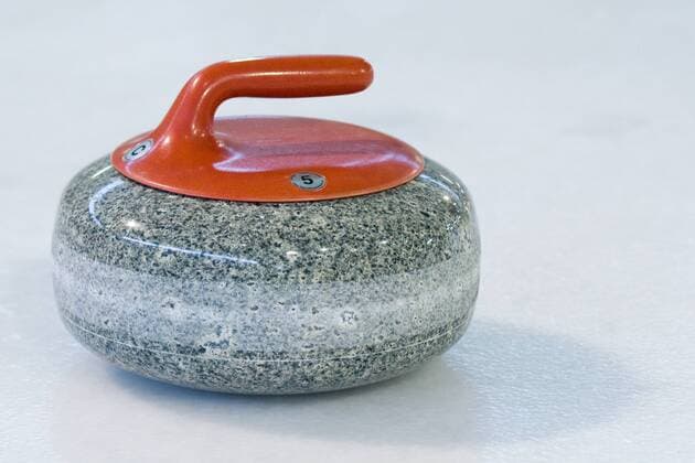 Curlingstein.  o0 Equipment, Spielgerät, Objekte, Stein, Steine, Curlingstein