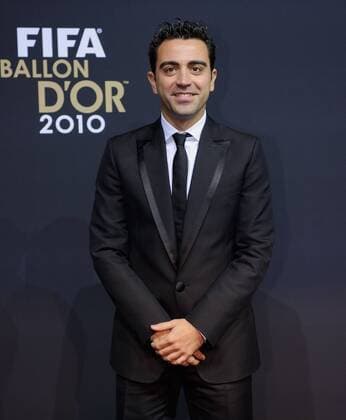 Fussball International FIFA Ballon d Or 2010 - 10.01.2011 Xavi Hernandez (FC Barcelona ESP), Teil der FIFA FIFPro World XI 