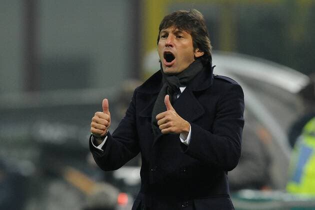 Coppa Italia Inter Mailand (blau) vs. CFC Genua 1893 (weiß) 3:2 Trainer Leonardo 
