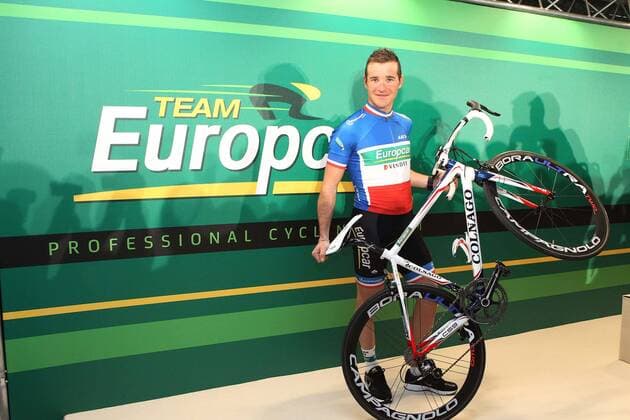 Radsport : Präsentation Team Europcar - 14.01.2011 - Thomas Voeckler (Im Meistertrikot, FRA) --- xGwendolineLeGoffx 