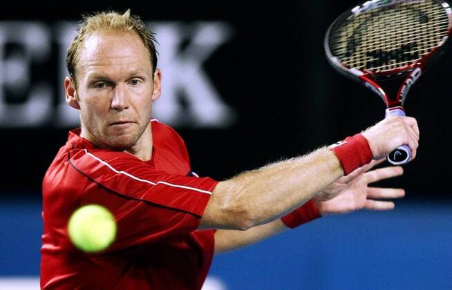 MELBOURNE, 17.JAN.11 - ATP World Tour, Grand Slam, Australian Open 2011. Bild zeigt Rainer Schuettler (GER). 