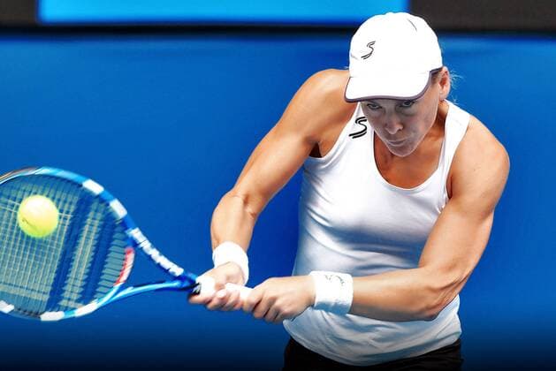 TENNIS - WTA, Australian Open MELBOURNE,AUSTRALIEN,18.JAN.11 - TENNIS - WTA Tour, Grand Slam, Australian Open 2011. Bild zeigt Sybille Bammer (AUT). 