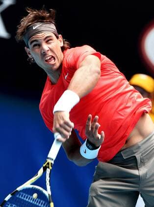 TENNIS - ATP, Australian Open MELBOURNE,AUSTRALIEN,18.JAN.11 - TENNIS - ATP World Tour, Grand Slam, Australian Open 2011. Bild zeigt Rafael Nadal (ESP). 