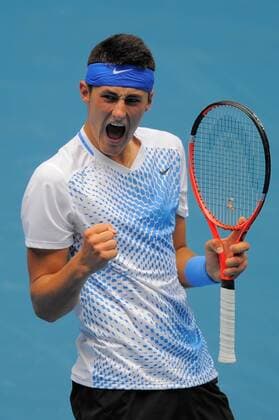Bernard Tomic (Australien) - ZUMAx35 o0 Jubel, Freude