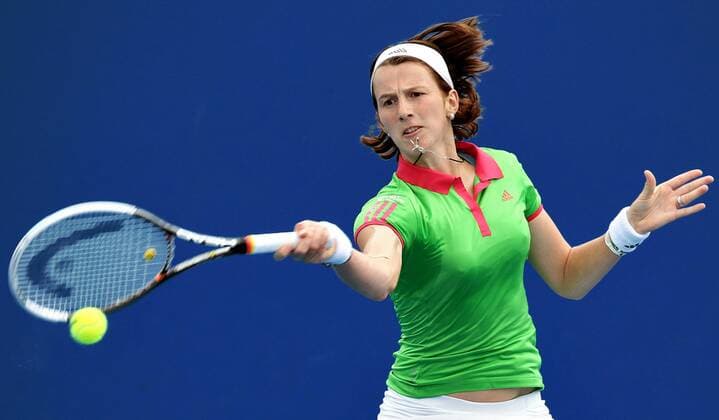 MELBOURNE, 18.JAN.11 - WTA Tour, Grand Slam, Australian Open 2011. Bild zeigt Kristina Barrois (GER). 
