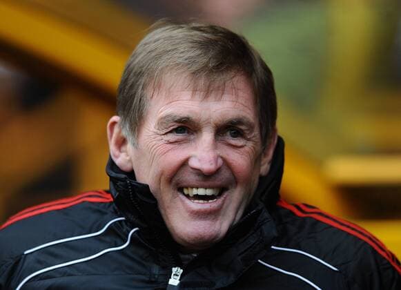 Wolverhampton Wanderers (orange) vs. FC Liverpool (red): Liverpool coach Kenny Dalglish before kick off at Molineux Stadium, Wolverhampton 
