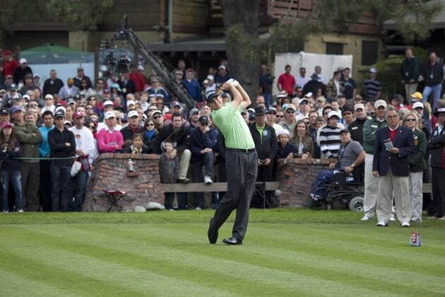 Jan 30, 2011 - Torrey Pines, California, U.S. - Golfer BILL HAAS (USA) at the Golf 2011 Farmers Insurance Golf Open at Torrey Pines golf course. - ZUMAr19