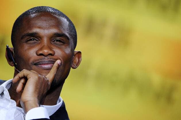 TV Chiambretti Night Samuel Eto o (Kamerun Inter Mailand)  o0 Freude Nachdenklichkeit