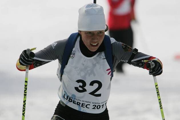 German Laura Dahlmeier goes to win women biathlon within EYOWF 2011, in Liberec, Feb. 15, 2011. (CTKxPhoto PavelxKubes)  CTKPhoto201102210001301 o0 Skisport