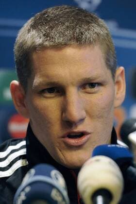 Mailand, Pressekonferenz des FC Bayern München - Bastian Schweinsteiger 