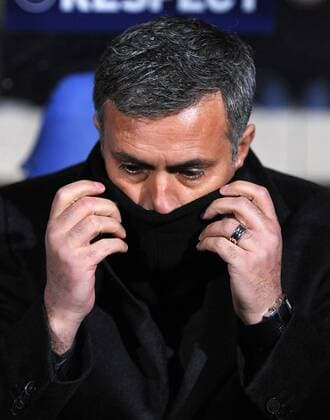 Olympique Lyon - Real CF Madrid, Trainer Jose Mourinho (Real Madrid) 
