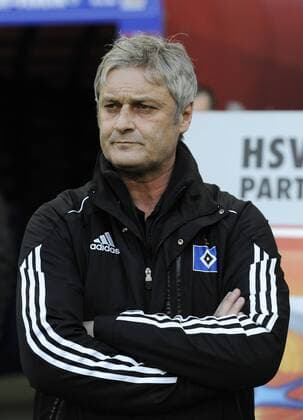 Trainer Armin Veh (HSV) - Hamburger SV (HSV Hamburg) vs. 1. FSV Mainz 05 2:4