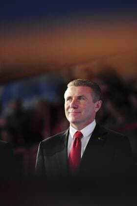 Leichtathletik Hallen EM 2011 in Paris - 06.03.2011 - NOK Präsident Sergei Bubka (UKR) - JBAutissier - 