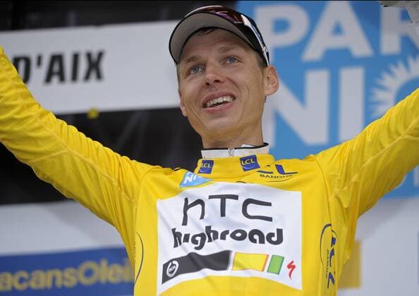 Paris Nizza 2011 - Enzelzeitfahren von Rognes nach Aix en Provence - Tony Martin (HTC) gewinnt die Etappe und trägt nunmehr das gelbe Trikot - NicoxVereecken PhotoNews - 