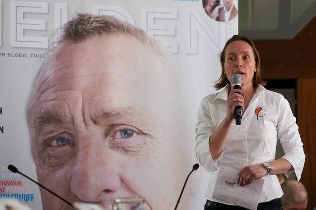 14-03-2011: Amsterdam, 14 Jahre JohanCruyff Foundation: Carole Thate (NED, Direktorin der Johann Cruyff Stiftung) xVIxxIVx 269804