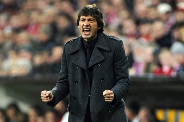 FC Bayern München - Inter Mailand Torjubel Trainer Leonardo (Inter)  o0 Jubel, Freude