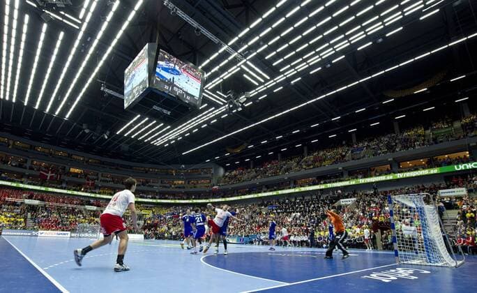 Handball 22. Handball Weltmeisterschaft der Männer in Schweden 201 in der Arena Malmö.