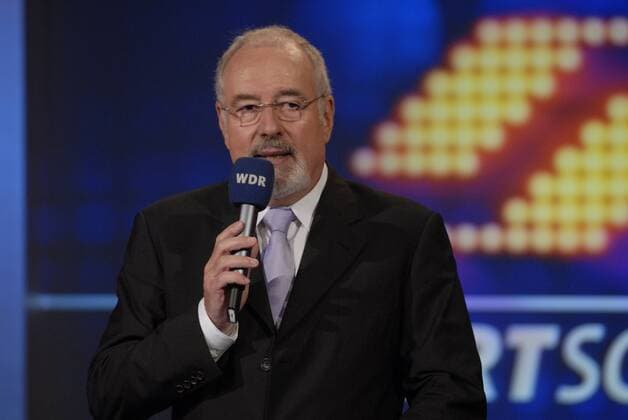 Heribert Faßbender - Verabschiedung von Sportmoderatorenlegende Heribert Faßbender bei der Sportmatinee in Köln o0 ARD Sportschau Einzelbild