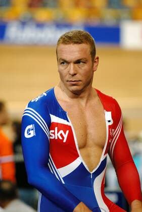 Cycling - World Track Championships - Apeldoorn Mens Team Sprint qualifiying. . Sir Chris Hoy (GBR) between races. 