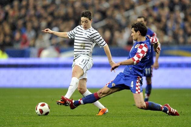 Frankreich - Kroatien (blau): Samir NASRI (L) vs Dejan LOVREN - xAnthony.BibardxFEPx 
