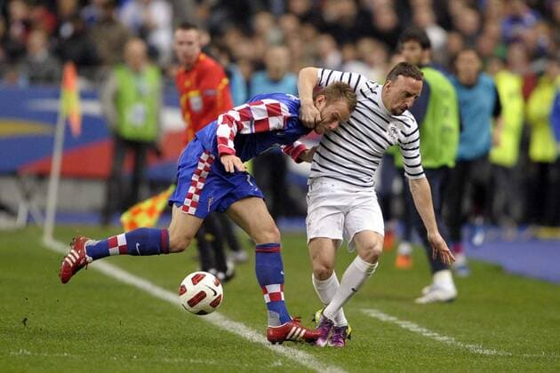 Frankreich - Kroatien (blau): Franck Ribery (R) vs Ivan Rakitic xJBAutissierx 