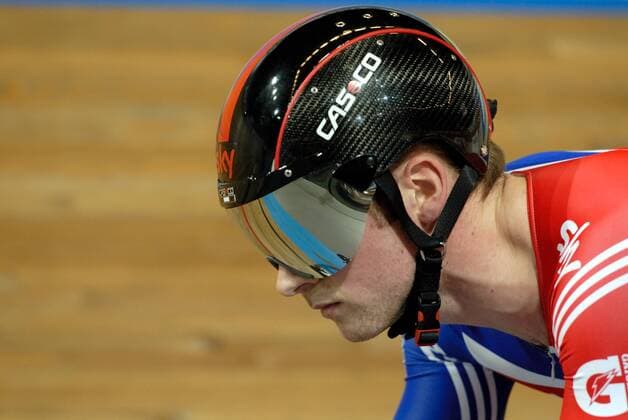 Cycling - World Track Championships - Apeldoorn Men s sprint 1 2 finals. Jason Kenny (GBR) 