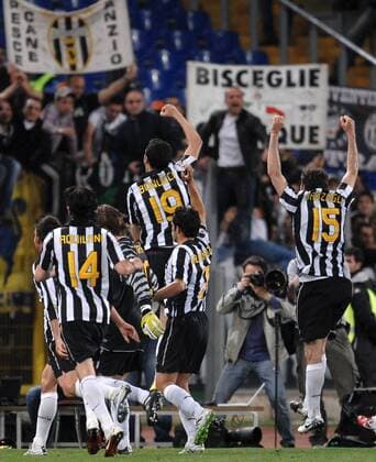 Schlussjubel Juventus - AS Roma vs. Juventus Turin 0:2 - Serie A - Andreaxstaccioli