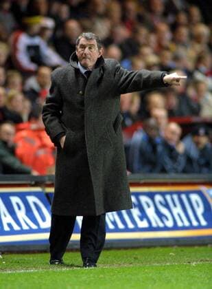 David Pleat (Manager). Charlton Athletic v Tottenham Hotspur. 11 2 2004. 