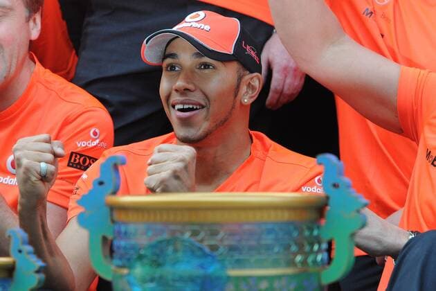 Formel 1: Grand Prix von China, 17.04.2011 - Sieger LEWIS HAMILTON (GBR) - MCLAREN MERCEDES MP4-26 - xGillesxLeventx 