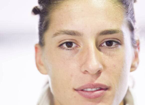 Andrea PETKOVIC, GER, Portrait, Kopf, Halbfigur, Gesicht, Aktion, Einzelbild beim Porsche Tennis Grand Prix, dem WTA Tennis Damen Damen Tennis Turnier in Stuttgart, Deutschland, am 18.04.2011