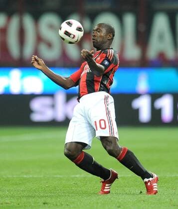 FUSSBALL INTERNATIONAL SERIE A SAISON 2010 2011 AC Mailand - Sampdoria 16.04.2011 Clarence Seedorf (AC Mailand) 