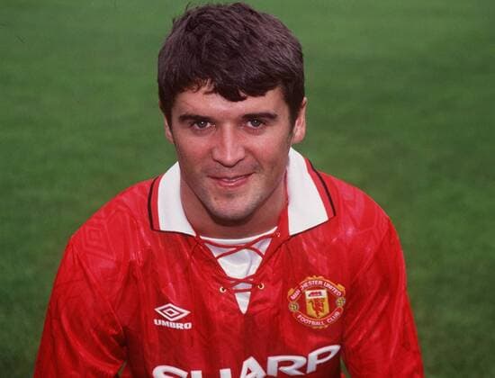 Roy Keane (Manchester United) 19 July 1993; Old Trafford.  o0 England, Premier League, Porträt, 1994