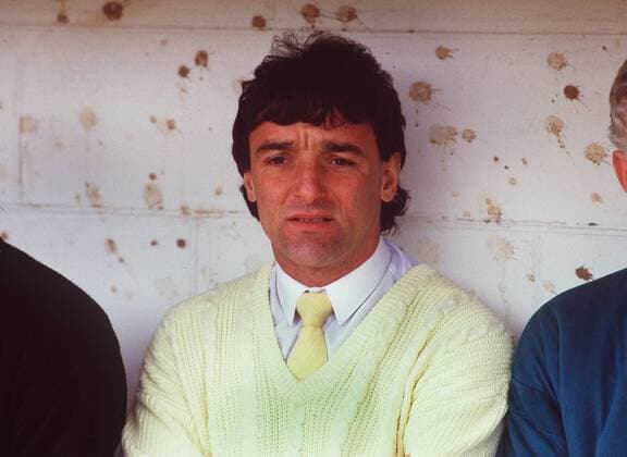 Lou Macari (Swindon Town Manager) 1987. Later West Ham United from 1989. 