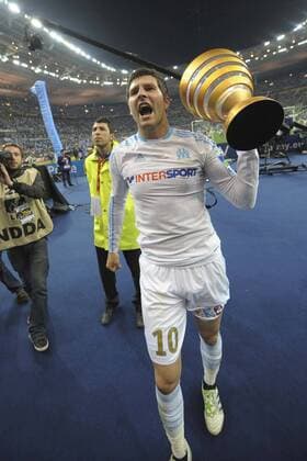 Finale Coupe de la Ligue - Olympique Marseille - 23.04.2011 - Marseille - Andre Pierre Gignac - JBAutissier -  o0 Pokal, Trophäe, Objekte